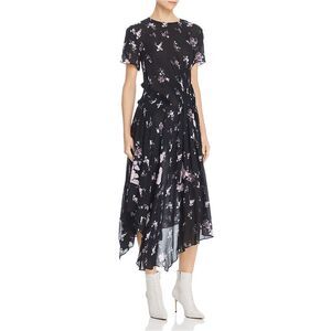 Preen Line Womens Lois Floral Midi Dress, NWT